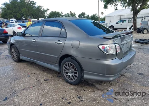 2006 Toyota Corolla S из США, поврежденный, VIN 1NXBR32E36Z660359